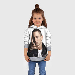Толстовка-худи детская Eminem, цвет: 3D-меланж — фото 2