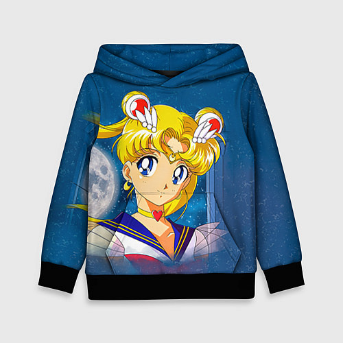 Детская толстовка Сейлор Мун / 3D-Черный – фото 1