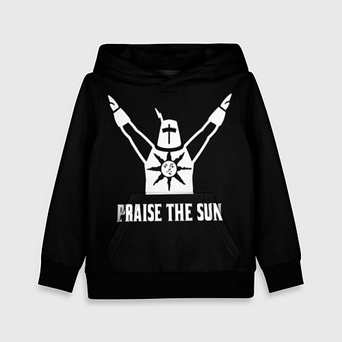 Детская толстовка Dark souls praise the sun knight Heida / 3D-Черный – фото 1