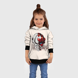 Толстовка-худи детская Pirate Station: Pink Side, цвет: 3D-черный — фото 2