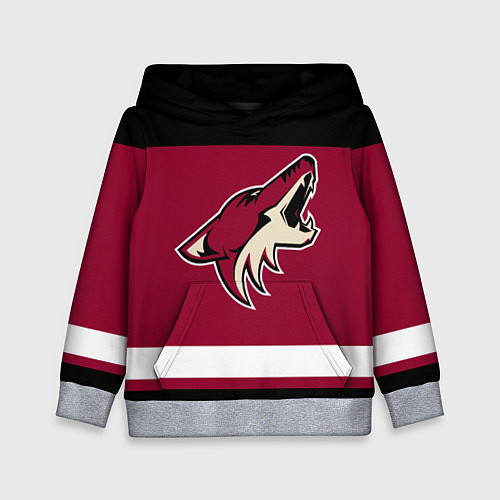 Детская толстовка Arizona Coyotes / 3D-Меланж – фото 1