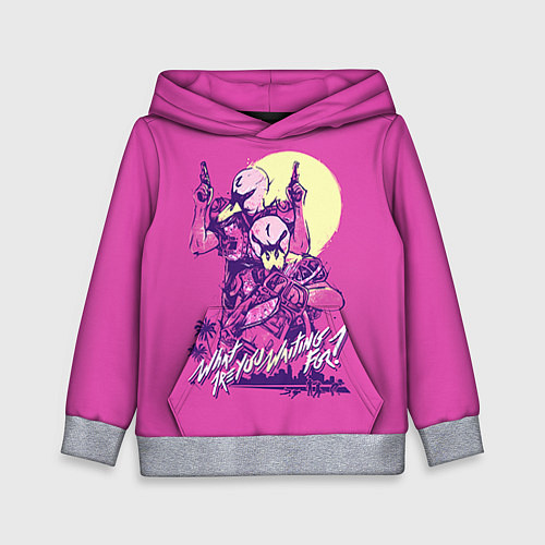 Детская толстовка What are you waiting for? / 3D-Меланж – фото 1