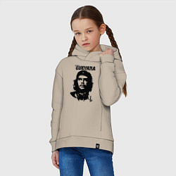 Толстовка оверсайз детская Che Guevara, цвет: миндальный — фото 2