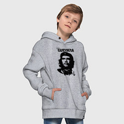 Толстовка оверсайз детская Che Guevara, цвет: меланж — фото 2