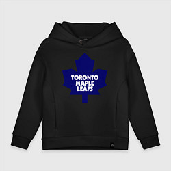 Толстовка оверсайз детская Toronto Maple Leafs, цвет: черный