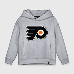 Толстовка оверсайз детская Philadelphia Flyers, цвет: меланж