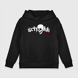 Толстовка оверсайз детская Schokk, цвет: черный