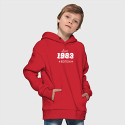 Толстовка оверсайз детская Limited Edition 1983, цвет: красный — фото 2