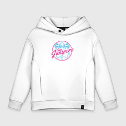 Толстовка оверсайз детская San Junipero 1987, цвет: белый