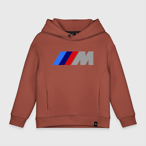 Детское худи оверсайз BMW M / Кирпичный – фото 1