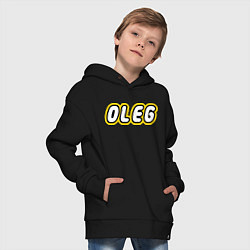 Толстовка оверсайз детская Oleg, цвет: черный — фото 2
