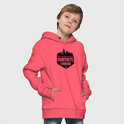 Толстовка оверсайз детская Fortnite Forever, цвет: коралловый — фото 2