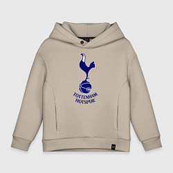 Толстовка оверсайз детская Tottenham FC, цвет: миндальный