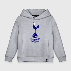 Толстовка оверсайз детская Tottenham FC, цвет: меланж