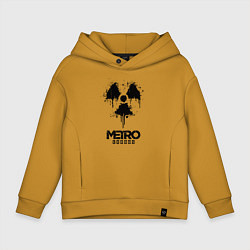 Толстовка оверсайз детская METRO EXODUS, цвет: горчичный
