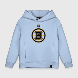 Толстовка оверсайз детская Boston Bruins NHL, цвет: мягкое небо