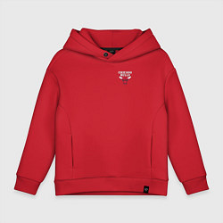 Толстовка оверсайз детская CHICAGO BULLS, цвет: красный