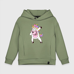 Детское худи оверсайз Dabbing Unicorn