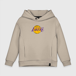 Толстовка оверсайз детская LA LAKERS, цвет: миндальный