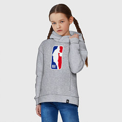 Толстовка оверсайз детская NBA Kobe Bryant, цвет: меланж — фото 2