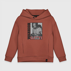 Толстовка оверсайз детская Warrior Gatti, цвет: кирпичный