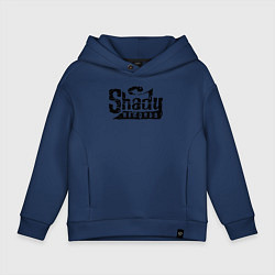 Толстовка оверсайз детская Eminem Slim Shady, цвет: тёмно-синий