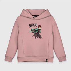 Детское худи оверсайз KIMETSU NO YAIBA