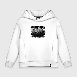 Толстовка оверсайз детская GreenDay, цвет: белый