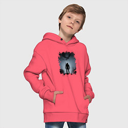 Толстовка оверсайз детская ВЕДЬМАК, цвет: коралловый — фото 2