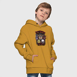 Толстовка оверсайз детская FIVE NIGHTS AT FREDDYS, цвет: горчичный — фото 2