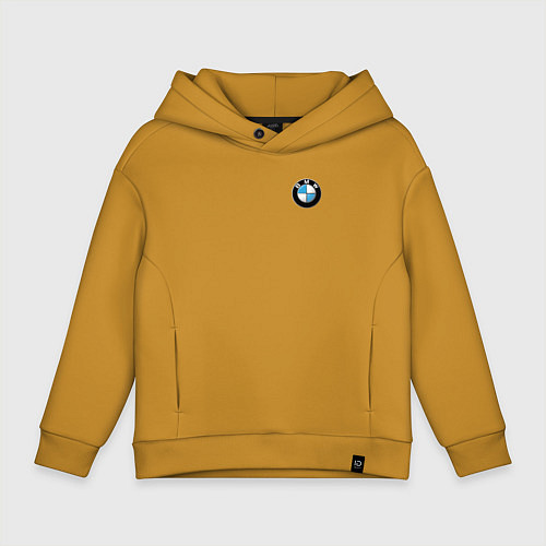 Детское худи оверсайз BMW / Горчичный – фото 1