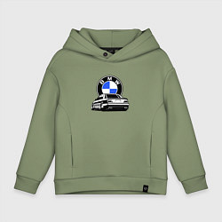 Толстовка оверсайз детская BMW JDM, цвет: авокадо
