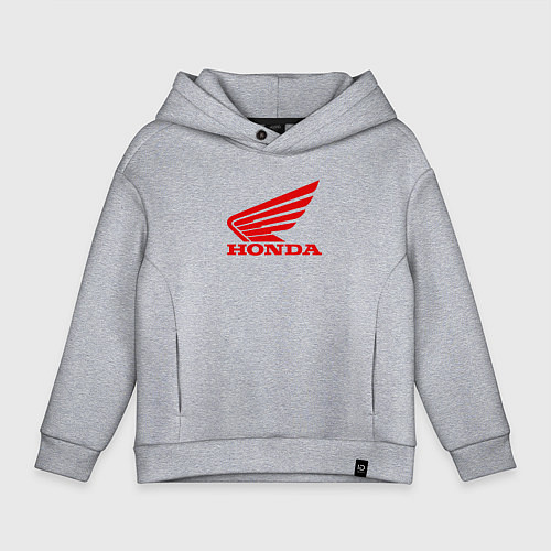 Детское худи оверсайз HONDA / Меланж – фото 1