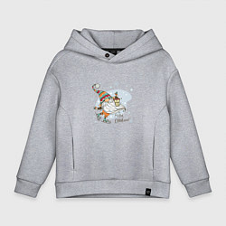 Детское худи оверсайз Рождественский гном