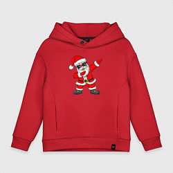 Толстовка оверсайз детская Dabing Santa, цвет: красный