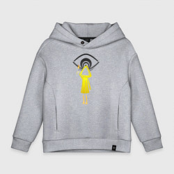 Толстовка оверсайз детская LITTLE NIGHTMARES, цвет: меланж