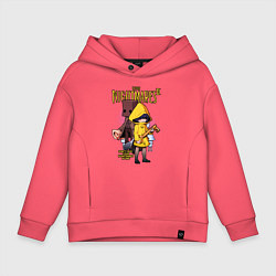 Толстовка оверсайз детская LITTLE NIGHTMARES 2, цвет: коралловый