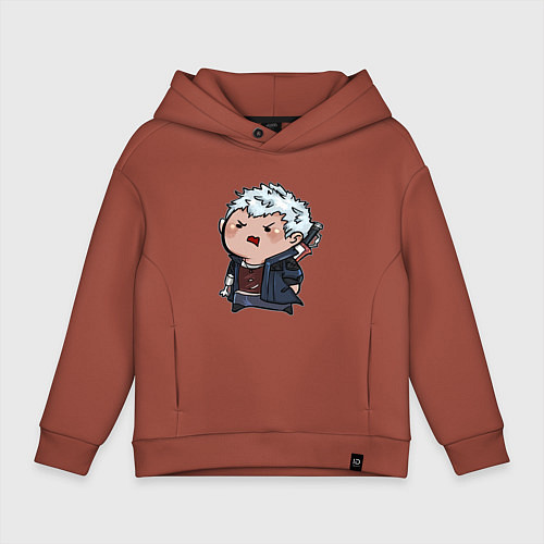 Детское худи оверсайз Baby Nero / Кирпичный – фото 1