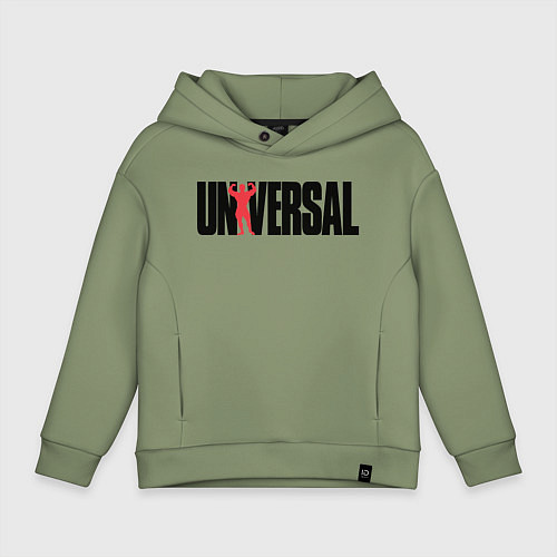 Детское худи оверсайз ANIMAL UNIVERSAL ЭНИМАЛ / Авокадо – фото 1