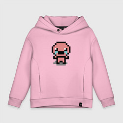 Толстовка оверсайз детская Pixel isaac, цвет: светло-розовый