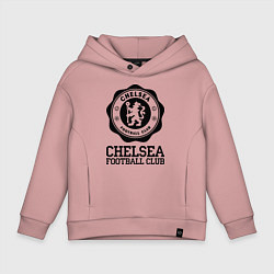 Толстовка оверсайз детская Chelsea FC: Emblem, цвет: пыльно-розовый
