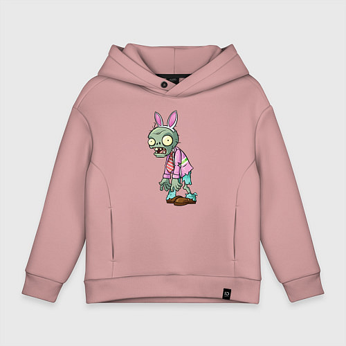Детское худи оверсайз Rab Zombie / Пыльно-розовый – фото 1