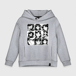 Толстовка оверсайз детская Такая разная Мисато Сан Евангелион, цвет: меланж