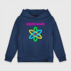 Толстовка оверсайз детская Squid Game Atom, цвет: тёмно-синий