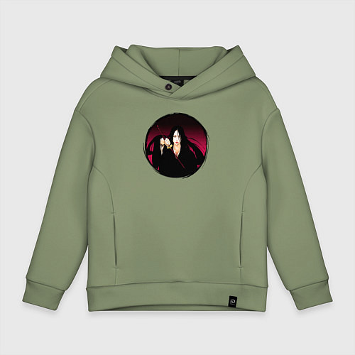 Детское худи оверсайз Банкай Унаханы Блич / Авокадо – фото 1