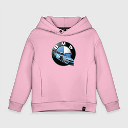 Детское худи оверсайз BMW самая престижная марка автомобиля
