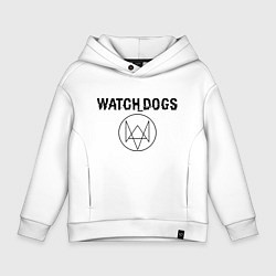 Толстовка оверсайз детская Watch Dogs, цвет: белый