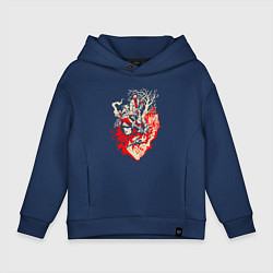 Толстовка оверсайз детская DARKEST DUNGEON ART GAME, цвет: тёмно-синий