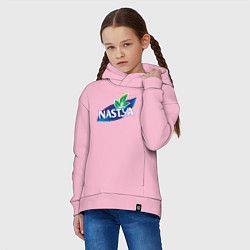 Толстовка оверсайз детская Nestea Настя, цвет: светло-розовый — фото 2