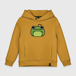 Детское худи оверсайз Frog Lucky король